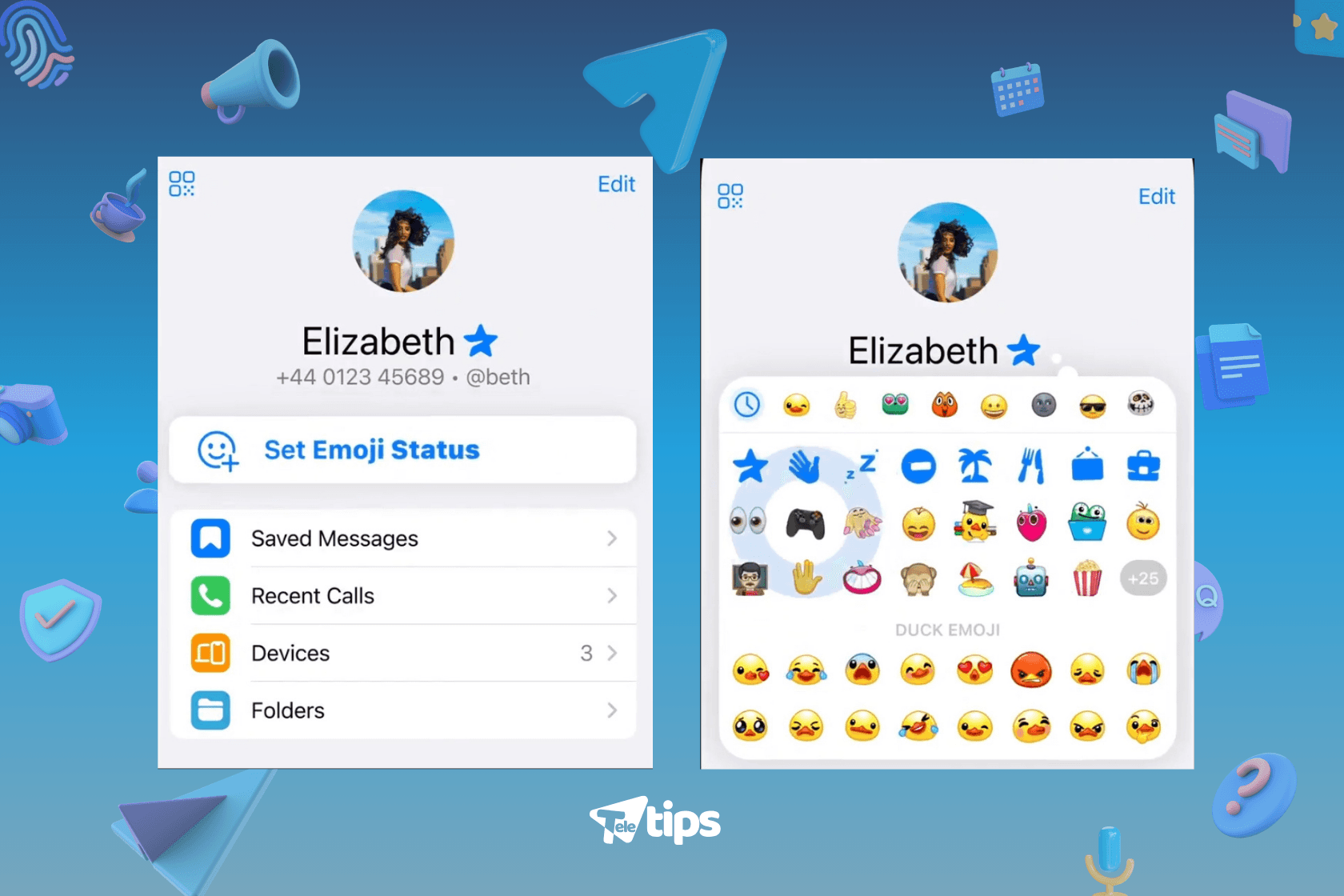 How to Set an Emoji Status in Telegram image 