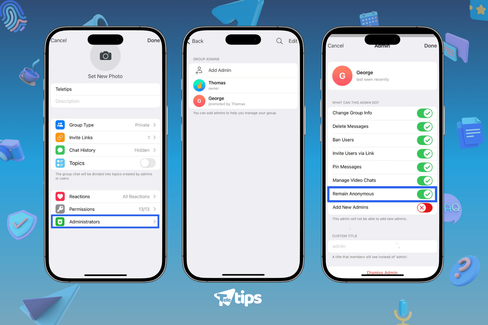 How to Enable Anonymous Admins in a Telegram Group image 